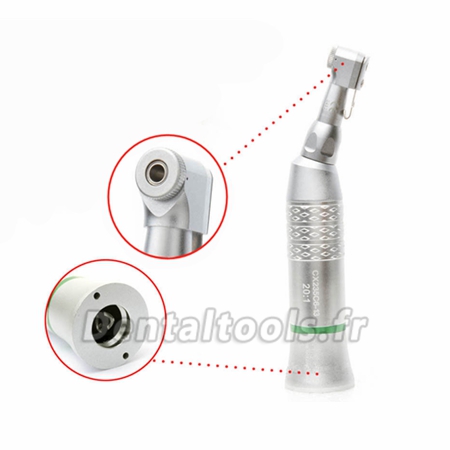 COXO® CX235 C6-13 Contre angle basse vitesse pièce à main dentaire d’endodontie 20 : 1 tête micro Bague vert