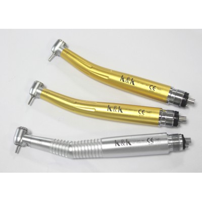 Bouton poussoir dentaire High Speed Kit Instruments Turbine LED Handpiece Air 4 trous