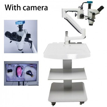 Mobile microscope opératoire en endodontie microscope operatoire dentaire avec c...