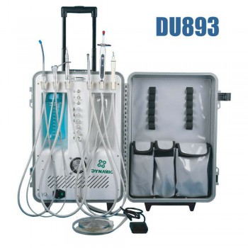 Dynamic® DU893 UUnité dentaire portable avec compresseur d'air + détartreur à ul...