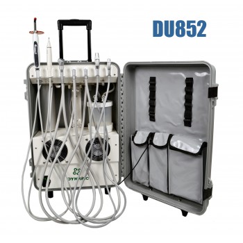 Dynamic® DU852 Unité dentaire portable + compresseur d'air + détartreur à ultras...