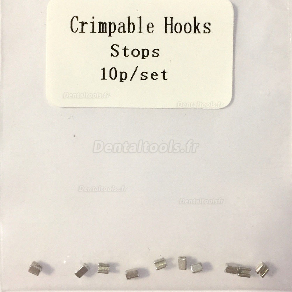 100pcs dentaire orthodontique Crochet sertissable type Arrêts Pour Arch Wire CE et FDA