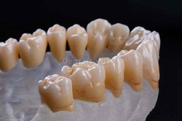1 Pièce Bloc de zircone multicouche de laboratoire dentaire 3D bloc en céramique CAD/CAM