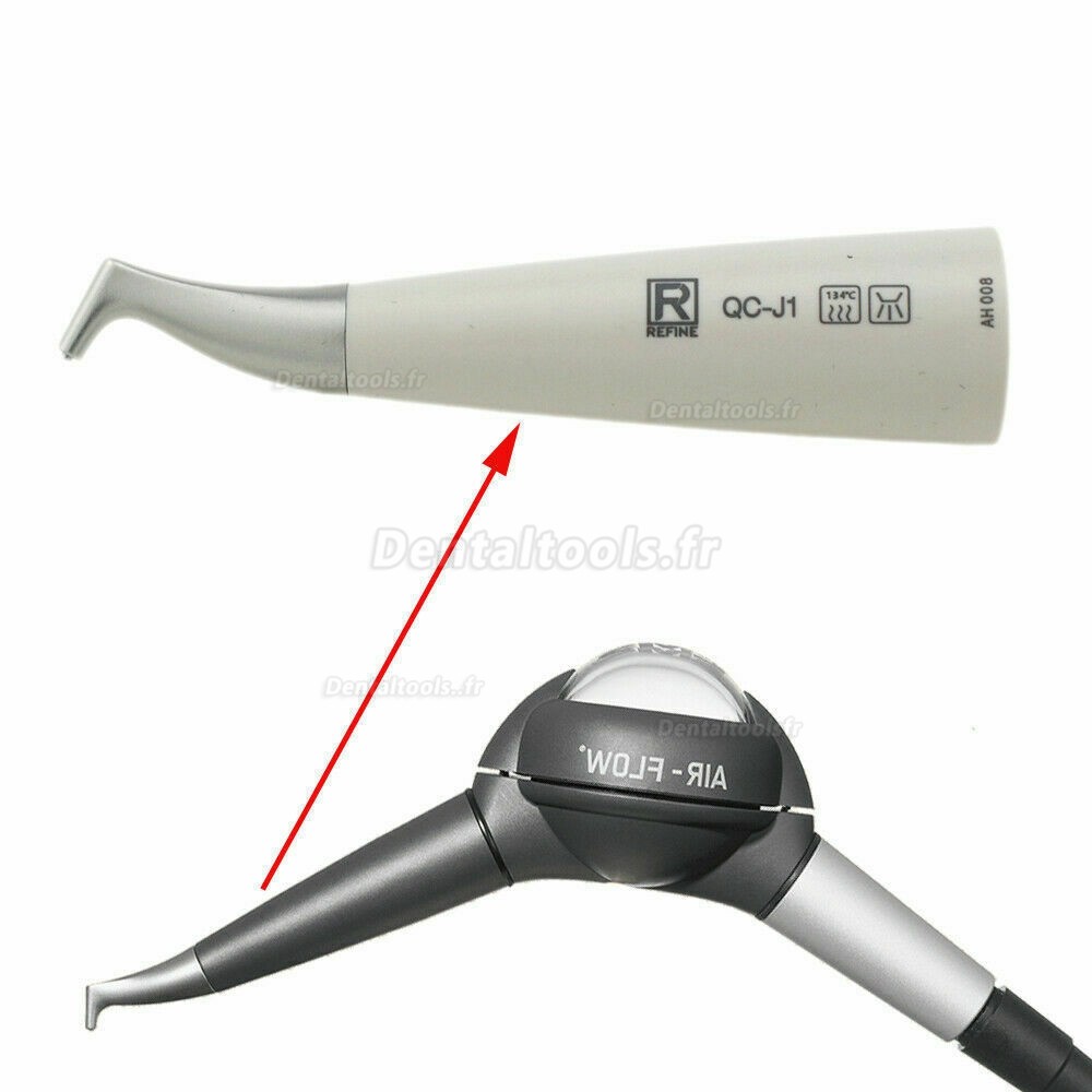 Buse de prophylaxie à air dentaire compatible avec la pièce à main de polissage EMS Handy 2+ tête 120°