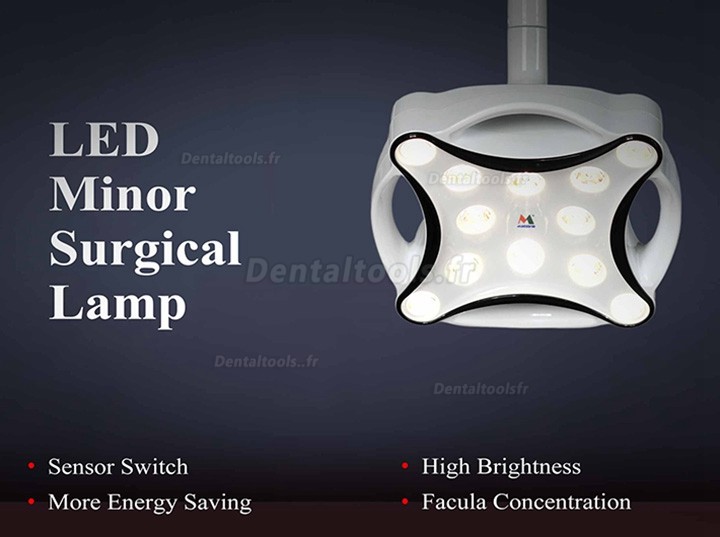 Micare JD1700 Lampe dentaire à montage au plafond LED pour examen opératoire sans ombre