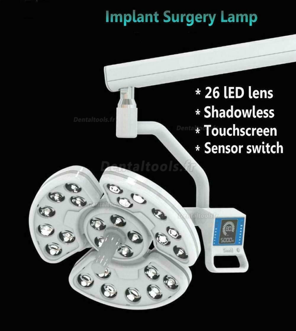 Lampe chirurgicale LED dentaire montée sur poteau P138 pour unité de fauteuil dentaire écran tactile