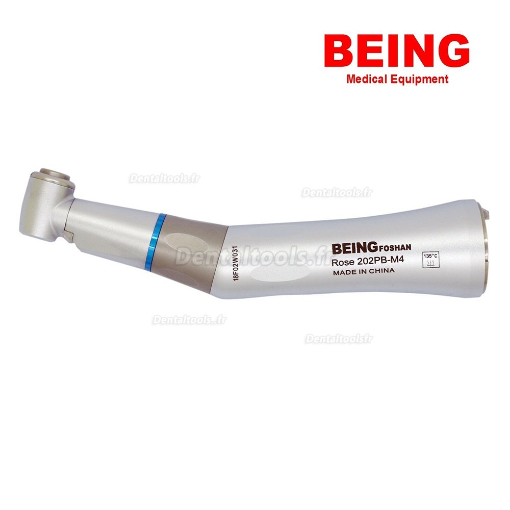 Being® Rose 4000 Micromoteur électrique dentaire intégré + Fibre optique Contre-angle 1:1 202CAP-B