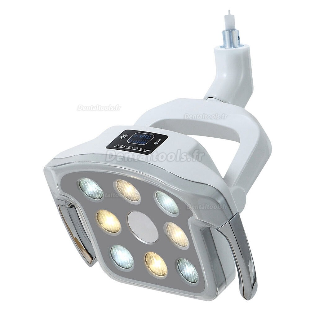 Lampe chirurgicale à induction dentaire sans ombre 8 LED pour fauteuil dentaire