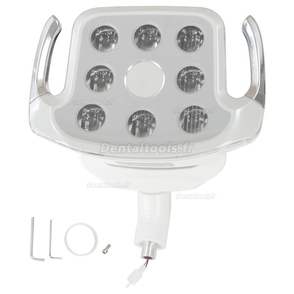 Lampe chirurgicale à induction dentaire sans ombre 8 LED pour fauteuil dentaire