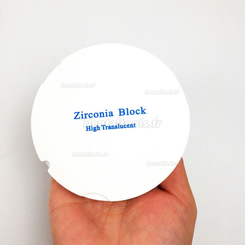 Blocs dentaires en céramique de zircone pour système ZirkonZahn OD95mm ST/HT
