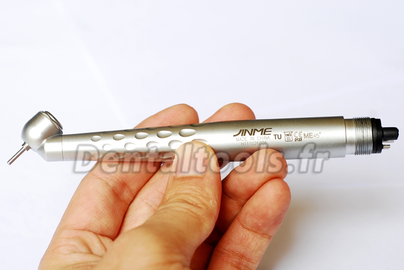 Jinme® JIN 45 °Haute vitesse Pièce à main dentaire/Turbine dentiste bouton poussoir(Tête standard) Jinme® JIN 45 °Haute vitesse Pièce à main dentaire/Turbine dentiste bouton poussoir(Tête standard)