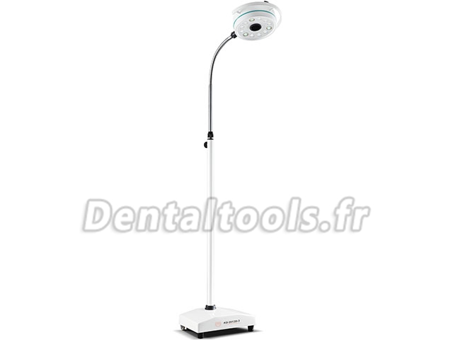 KWS® Lampe scialytique dentaire LED rechargeable à pied KD-202D-3 KWS® Lampe scialytique dentaire LED rechargeable à pied KD-202D-3