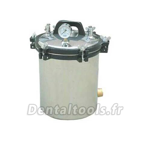 JIBIMED® Stérilisation autoclave dentaire portatif à vapeur de pression YX-24LM 24L Classe N JIBIMED® Stérilisation autoclave dentaire portatif à vapeur de pression YX-24LM 24L Classe N