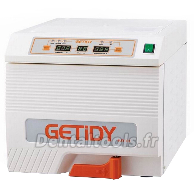 Getidy® 12L Stérilisation autoclave dentaire SJY-12 Classe B Double Réservoirs Getidy® 12L Stérilisation autoclave dentaire SJY-12 Classe B Double Réservoirs