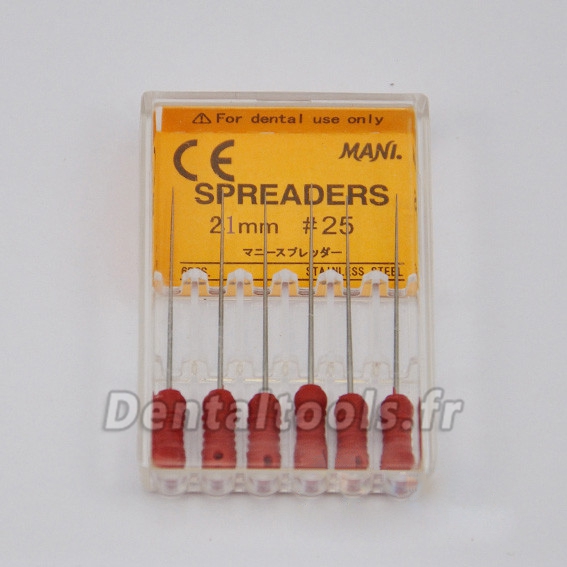 6PCS 21mm MANI Fouloirs Latéraux/Finger Spreader 25#