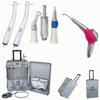 Unité de soin dentaire + Aéropolisseur + Kit d'instruments rotatifs