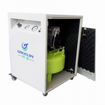 Greeloy® GA-81X compresseur d'air pour dentiste pour 2 postes avec armoire d'ins...