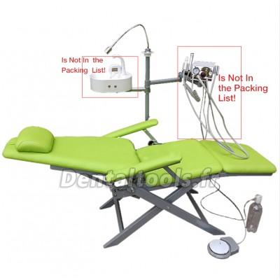 TB® Fauteuil portable dentaire pliable avec lampe de contrôle DZDY-1 TB® Fauteuil portable dentaire pliable avec lampe de contrôle DZDY-1