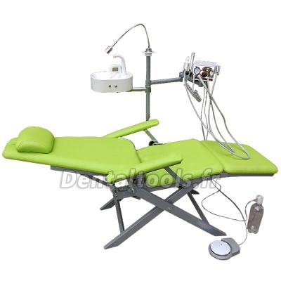 Fauteuil portable pliable avec la lampe de contrôle,le crachoir et la turbine DZDY-3 Fauteuil portable pliable avec la lampe de contrôle,le crachoir et la turbine DZDY-3