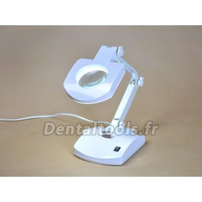 AIXIN® Loupe avec lampe de bureau AX-D-TD