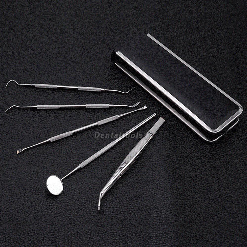 Kit D'outils Dentaires ICB - 5 Pièces Pour Soins Bucco-dentaires - Neuf Sous Emballage - Fabriqué En Chine
