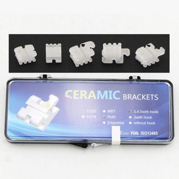 5 Packs Dentaires Roth 022 345 Hooks céramique bracket orthodontique esthétique ...