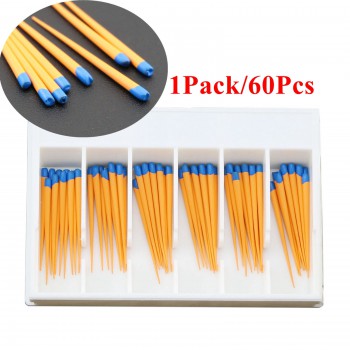 5 Paquet/300 Pcs Pointes F3 de Gutta Percha Points Dentaire pour Dentsply Maille...