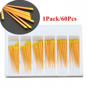 5 Paquet/300 Pcs Pointes F1 de Gutta Percha Points Dentaire pour Dentsply Maille...