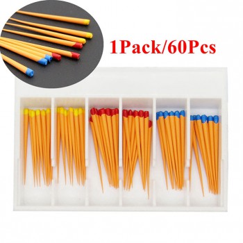 5 Paquet/300 Pcs Pointes F1-F3 de Gutta Percha Dentaire pour Dentsply Maillefer ...