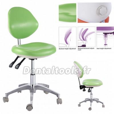 PU Cuir Médecine dentaire Chaise de dentiste Tabouret de docteur QY600D Chaise mobile