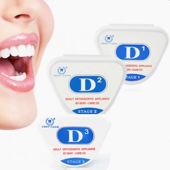 3 boîtes orthodontiques dentaires Appareil dentaire Retenue de dents Redresseur ...