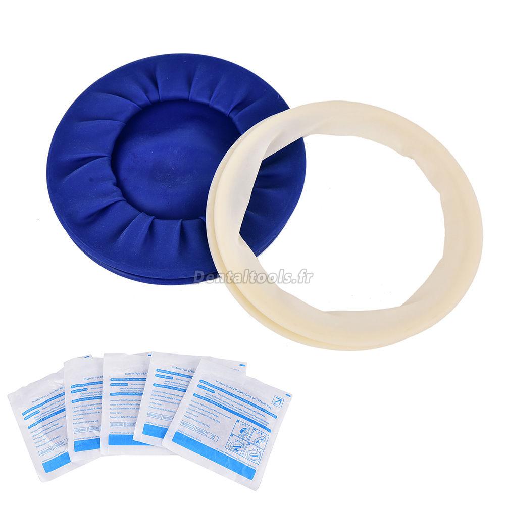 Lot De 5 Pinces à Digue Dentaire Sans Ailes - Acier Inox, Tailles 0, W2, W4, W7, W8