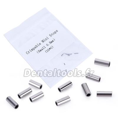 Vente de 100 pcs Dentaire Orthodontique Tube croisé sertissables