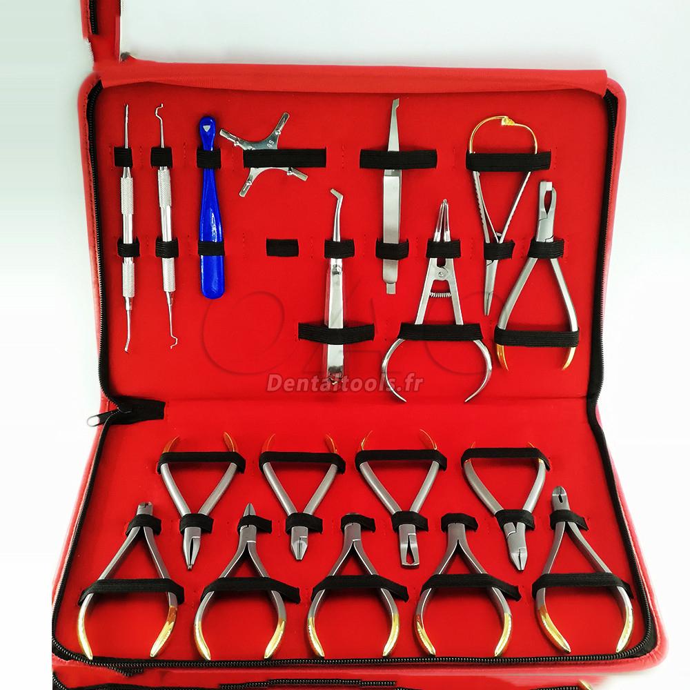 20 Crochets Orthodontiques En Céramique Diamètre 3mm - Pour Attaches Linguales, Collables