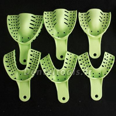 10pcs/set Couleur verte en plastique Support à dents Outils orthodontiques Appareil pour adultes