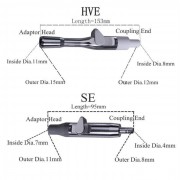 5 PCS Dentaire HVE évacuateur de salive clapet d'aspiration Haut & Fort pièce à main adaptateur de l'insert