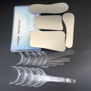 4 pcs Intraoral dentaire photographie miroir + 10pcs Rétracteur Joue Lèvre Dispositif d'ouverture de Bouche