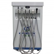 Greeloy® Unité Dentaire Portable Multi-fonctionnel GU-P209 + Lampe à polymériser +Détartreur