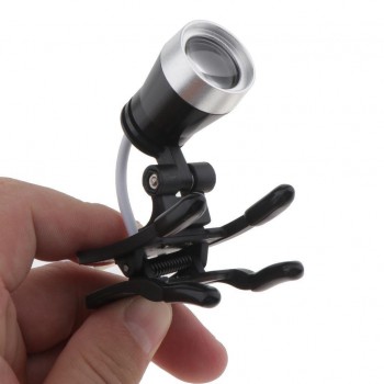 3W Clip Clamp LED Lampe frontale pour dentaire loupe