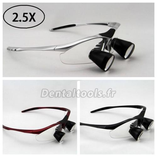 2,5 x 420 mm Loupe binoculaire dentaire lunette loupe chirurgicale médicale