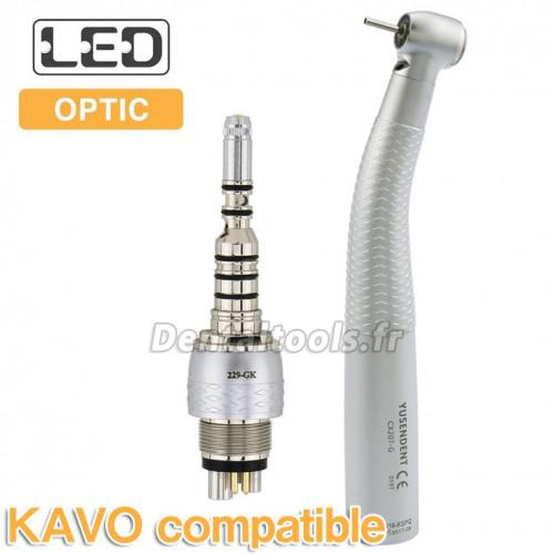 YUSENDENT® COXO CX207-GK-PQ LED Pièce à main Turbine Dentaire avec KAVO Roto Coupleur rapide