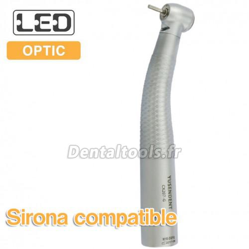 YUSENDENT® CX207-GS-P Fibre optique Turbine Dentaire Compatible Sirona (sans Couplage Rapide)