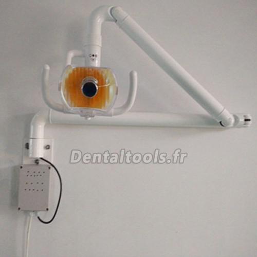50W Mural Dentaire Lumière Lampe orale Led avec bras Shadowless Lumière froide
