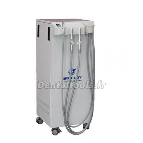 Greeloy 350L/min Unité d'aspiration dentaire mobile Pompe à vide à forte aspiration GSM-300