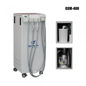 Greeloy GSM-400 Pompe à vide dentaire d'unité d'aspiration mobile 400 L/min avec...