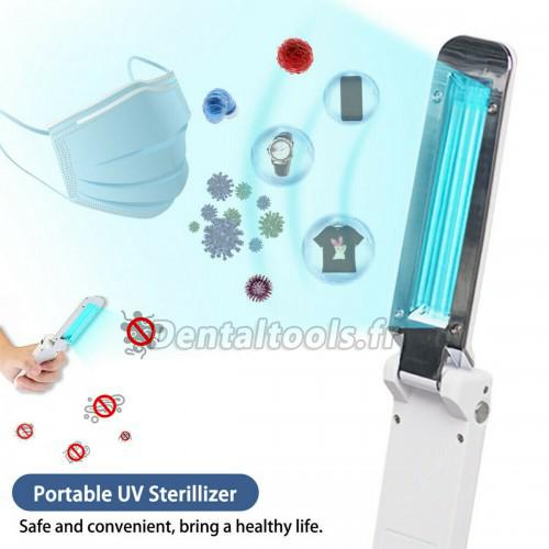 Lampe De Désinfection UV, Stérilisateur De Lumière UV Portable USB avec Interrupteur Automatique Conception Pliable