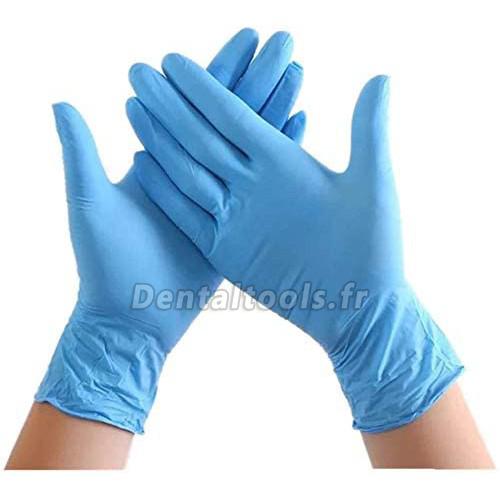 Paquet 10 Pièces Gants Jetable Taille M Ambidextre En Vinyle Protection