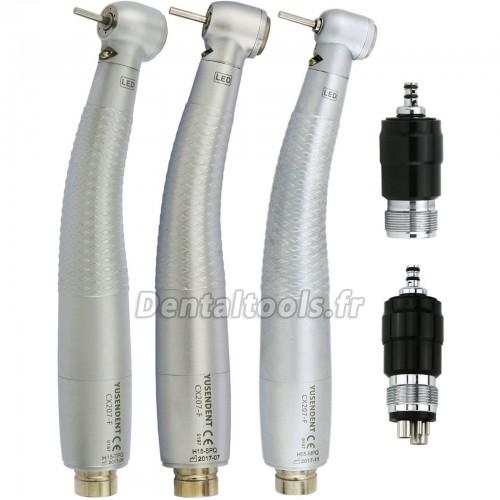 YUSENDENT CX207-F-PQ E-Generator LED High Speed Handpiece 2/4 Hole NSK Phatelus Coupler