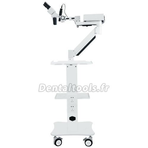 Microscope opératoire chirurgical dentaire avec Lumière LED 5W Chariot Mobile