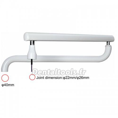 Poteau de Support de Bras de Lampe Buccale Dentaire pour Chaise d’Unité Dentaire Modèle HC-03